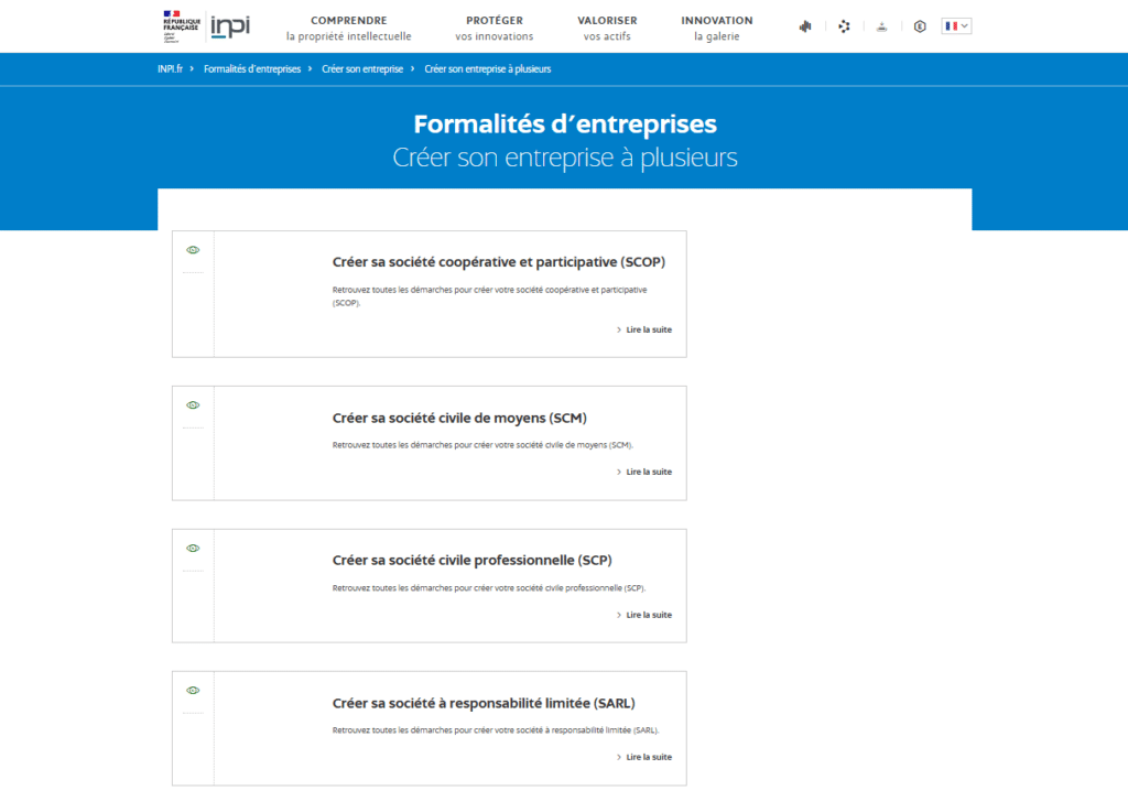 immatriculation LMNP étape entreprise à plusieurs